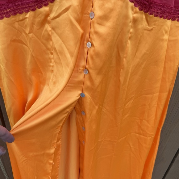 Dressed In LALA Maxi Dress No Risk No Magic Orange Flame XL - Picture 7 of 9